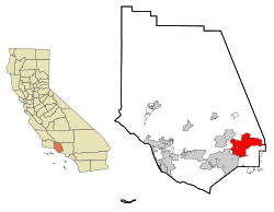 Ventura County California Incorporated and Unincorporated areas Simi Valley Highlighted